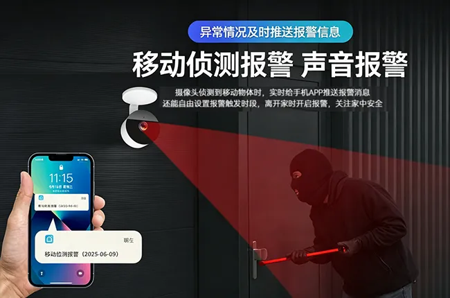 移动侦测实时告警提醒