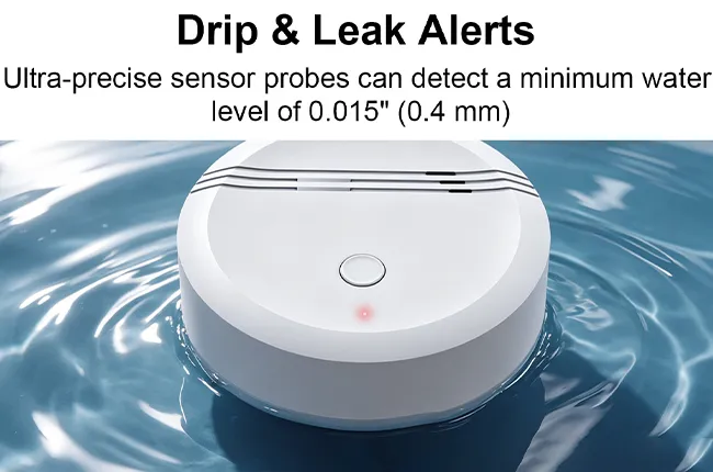 高精度漏水检测,APP 远程实时告警