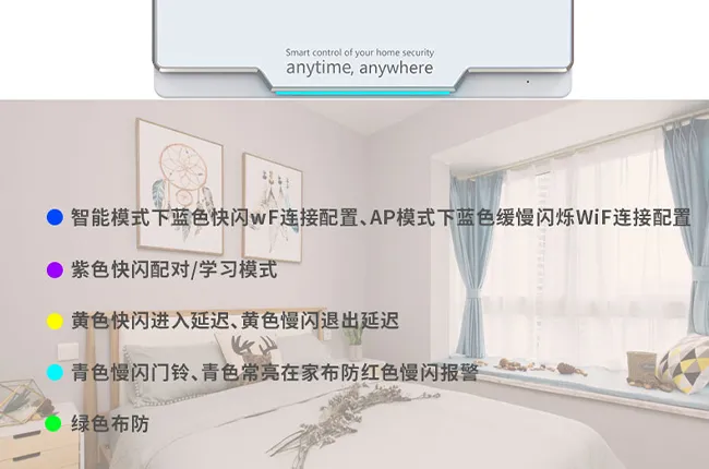 多彩氛围指示灯，状态一目了然